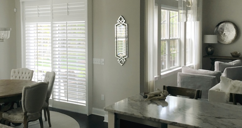 Minneapolis kitchen sliding door shutters